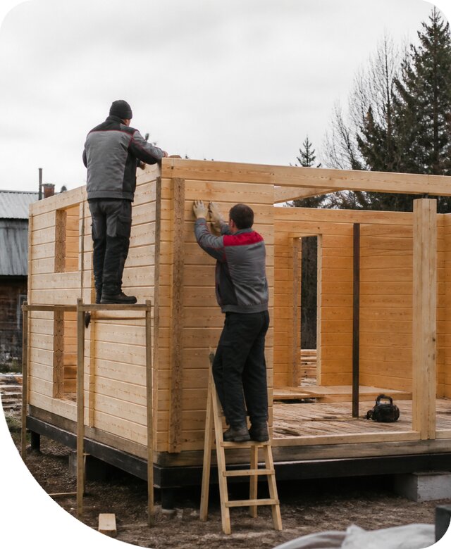 Строительство построек из бруса под ключ в Иркутске недорого